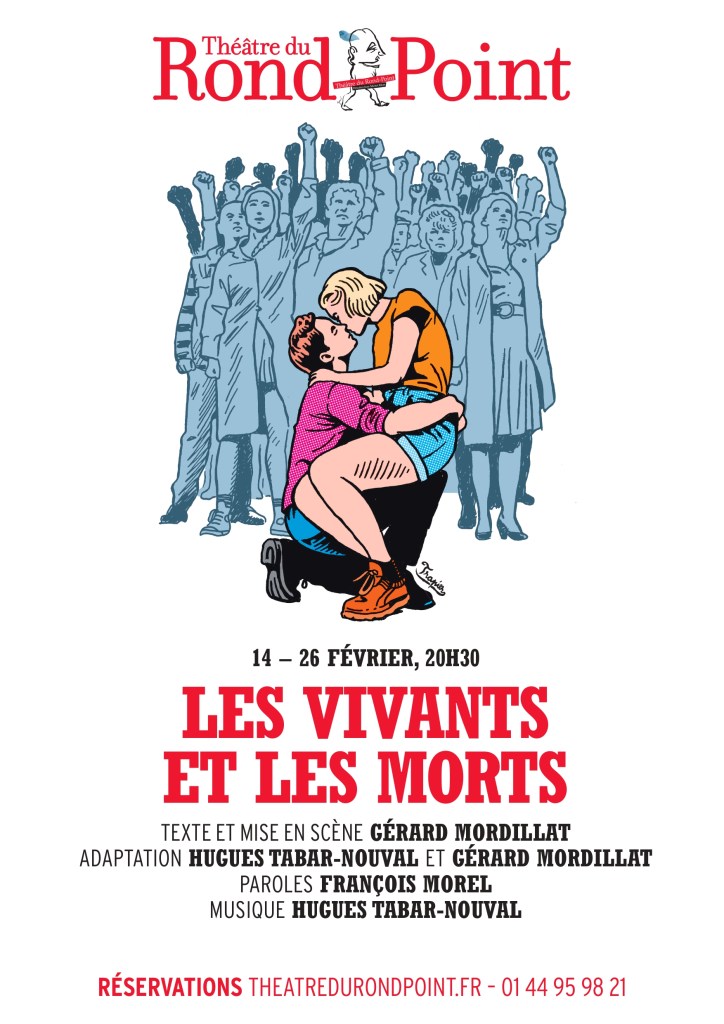 Les vivants et les morts (Affiche du théâtre du Rond Point)