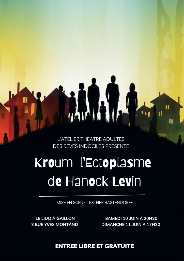 Kroum l'ectoplasme de Hanock Levin (Couverture)